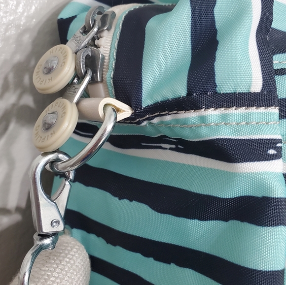 Kipling Nylon Spectacle Dustin Stripe Bag - Picture 7 of 8